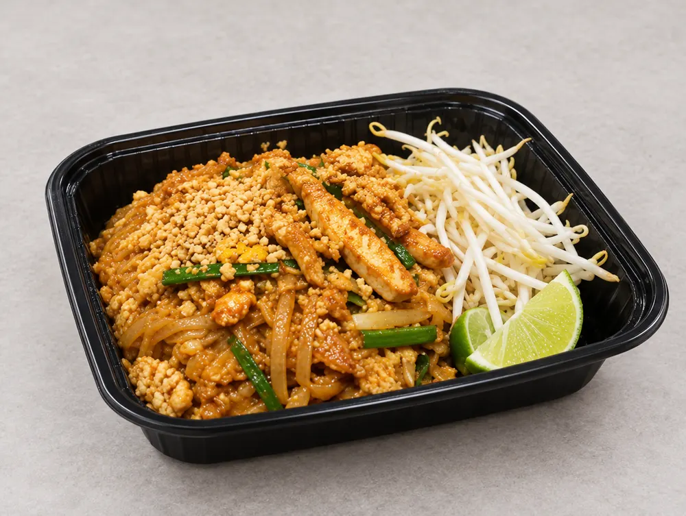 Foto sistemata: Pad thai al pollo